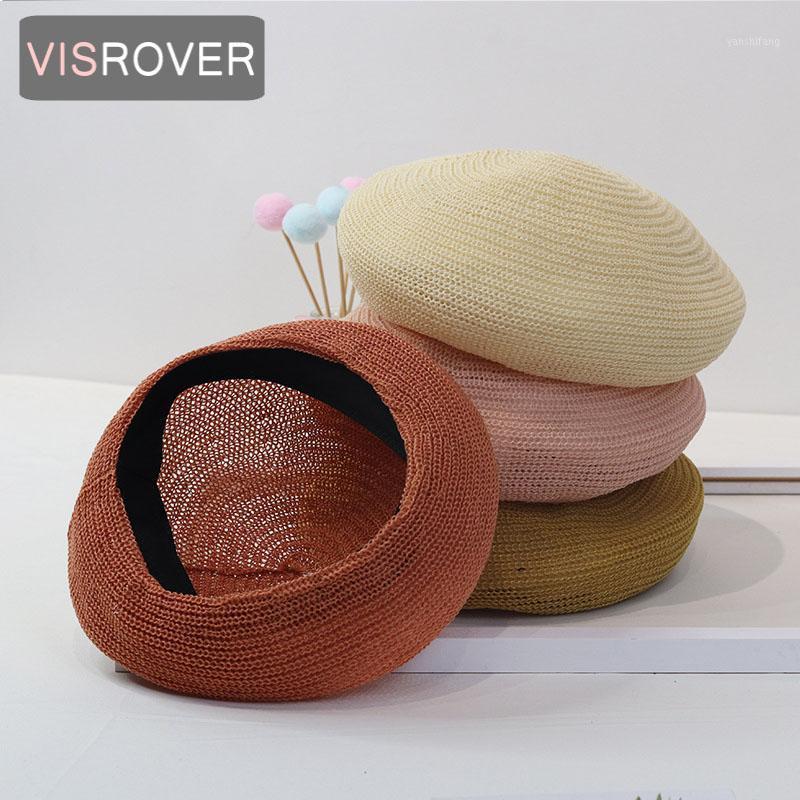 

Colorways Summer Solid Color Beret Female Cap Matach Spring Hat Top Quality Women Boina Wholesale Berets