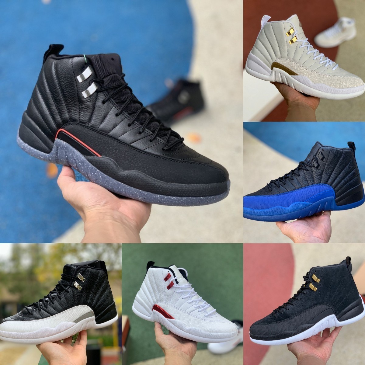 

Jumpman Utility Grind 12 12s Mens High Basketball Shoes Twist Indigo Flu Game Dark Concord OVO White Reverse Taxi Fiba Playoff Royalty Cny Designer Trainer Sneakers, Please contact us