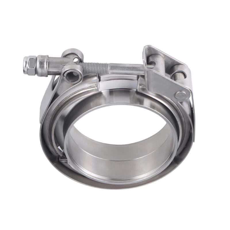 

Manifold & Parts Stainless Steel 3.5 Inch Male And Female Flange Quick V-band Clamp Assembly