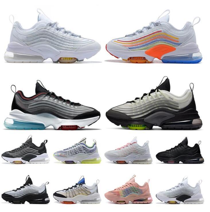 

Top Fashion ZM950 Womens Mens Cushions Running Shoes ZM 950 Triple White Colorful Black Japan Volt Neon Rainbow Sport Trainers Sneakers with