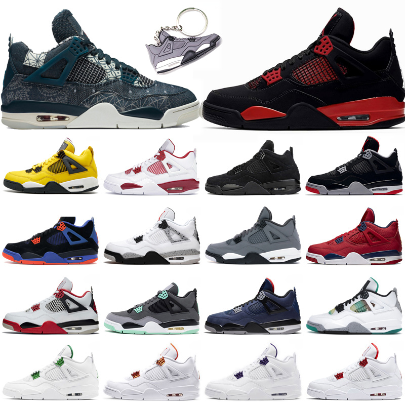 

Classic basketball shoes Jumpman 4 4s Men Women top Obsidian UNC Fearless TURBO GREEN Backboard PHANTOM GYM Red mens outdoor sports sneakers trainers 36-46, Diy