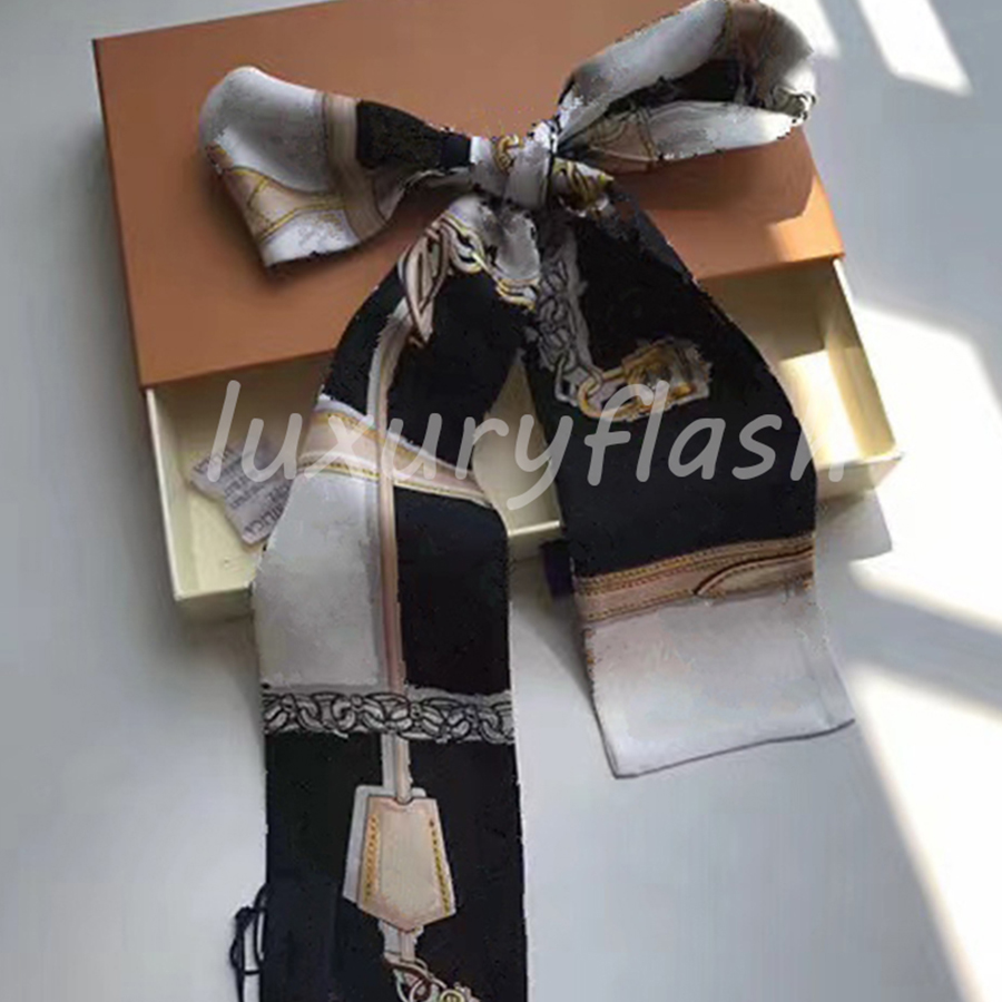 

All-match Women Silk Scarves Bag Ornament Belt Designers Luxurys High Quality Fashion Simple Accessories