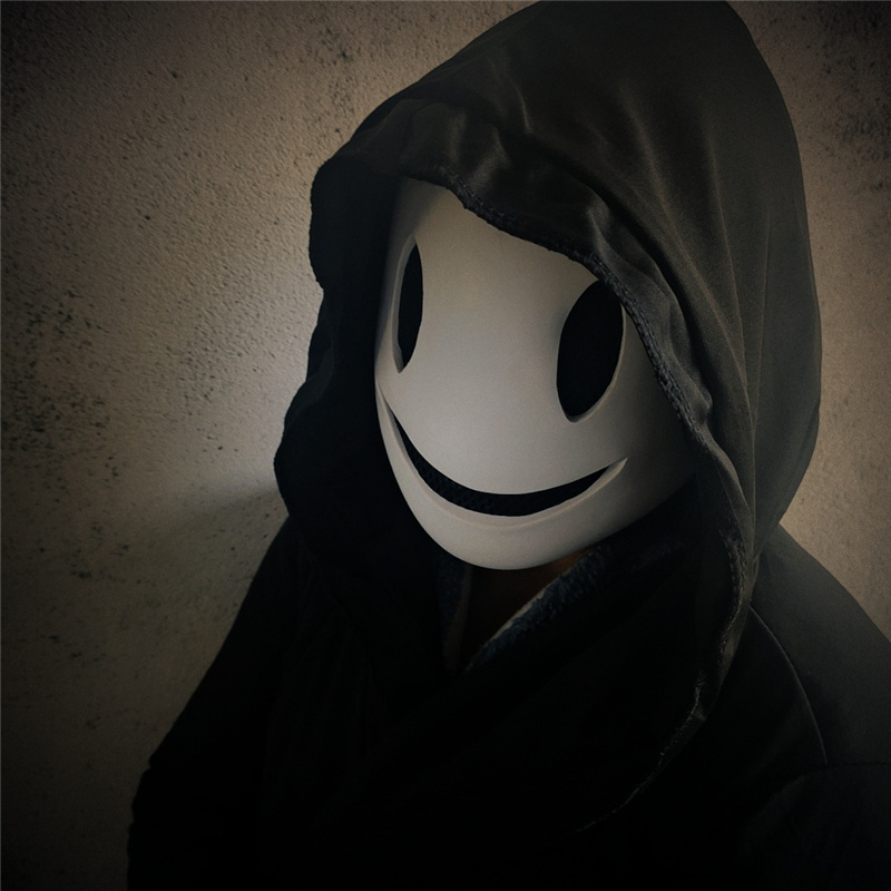 

Costume AccessoriesNew Tenkuu Shinpan/ High-rise Invasion Masks Cosplay Mask White Latex Mask Japanese Samurai Costume Props Terror Hallowee, Default color