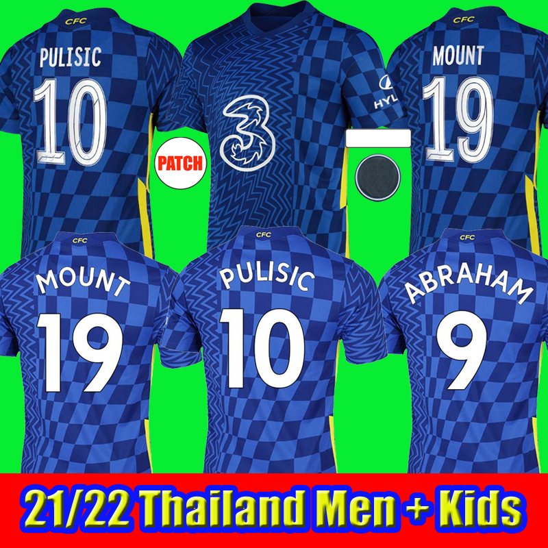 

CFC soccer jersey PULISIC ZIYECH HAVERTZ KANTE WERNER ABRAHAM CHILWELL MOUNT JORGINHO 2021 2022 GIROUD football shirt 20 21 22 home away thr, Black;yellow