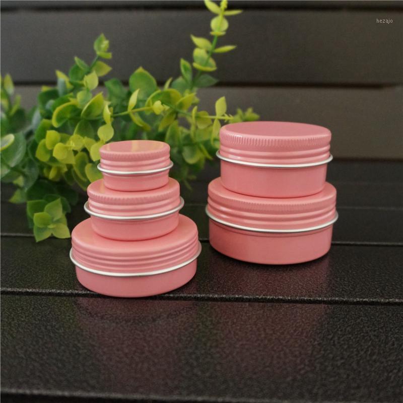 

Storage Bottles & Jars 5/10/15/20/30/50/60/80g Empty 30ml Aluminum Box Metal Tin DIY Refillable Pink Round Cream Portable Jar Tea Pot