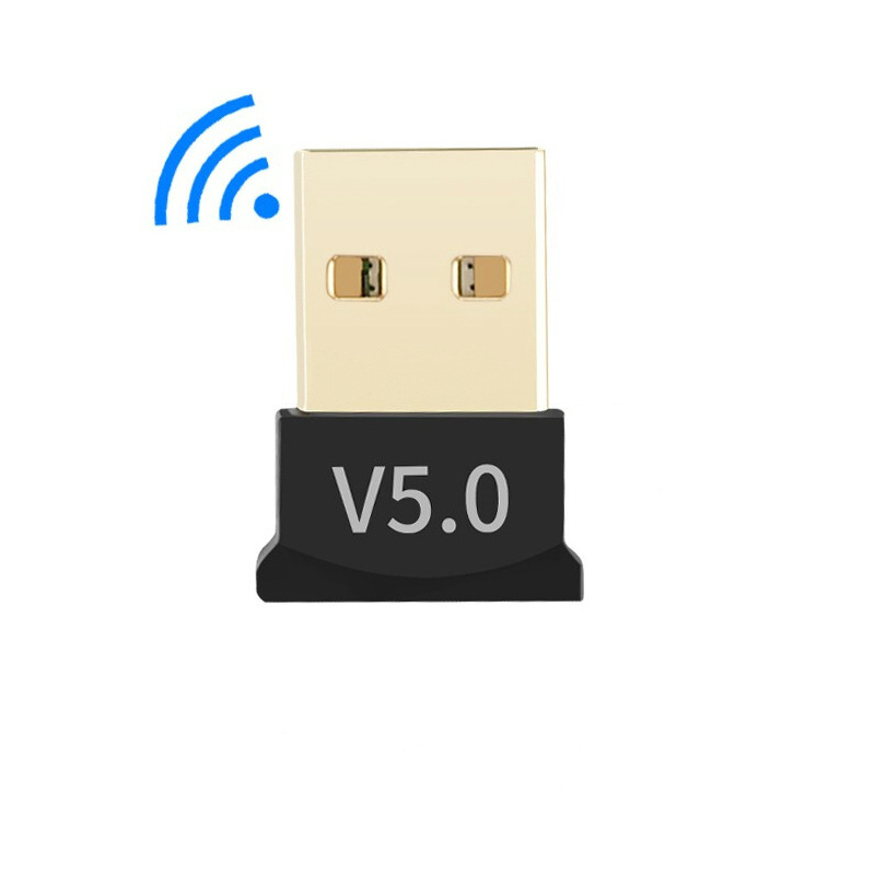 

100DHL Wireless Bluetooth 5.0 USB Audio Adapters Laptop Black Receiver Transmitter V5.0 Adapter with Plastic Card Packaging
