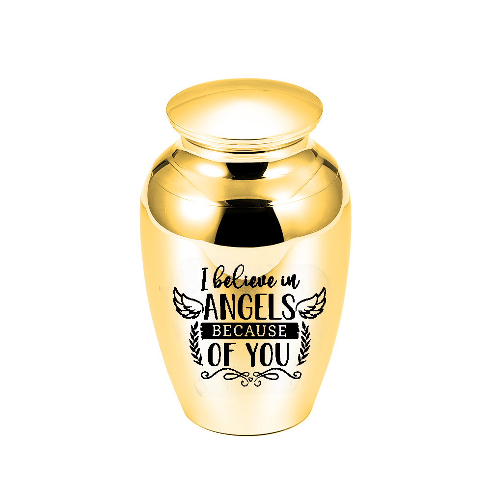 

Aluminum Alloy Cremation Urn Pendant Metal Pet Ashes Memorial To Commemorate The Dead Relatives/Pets