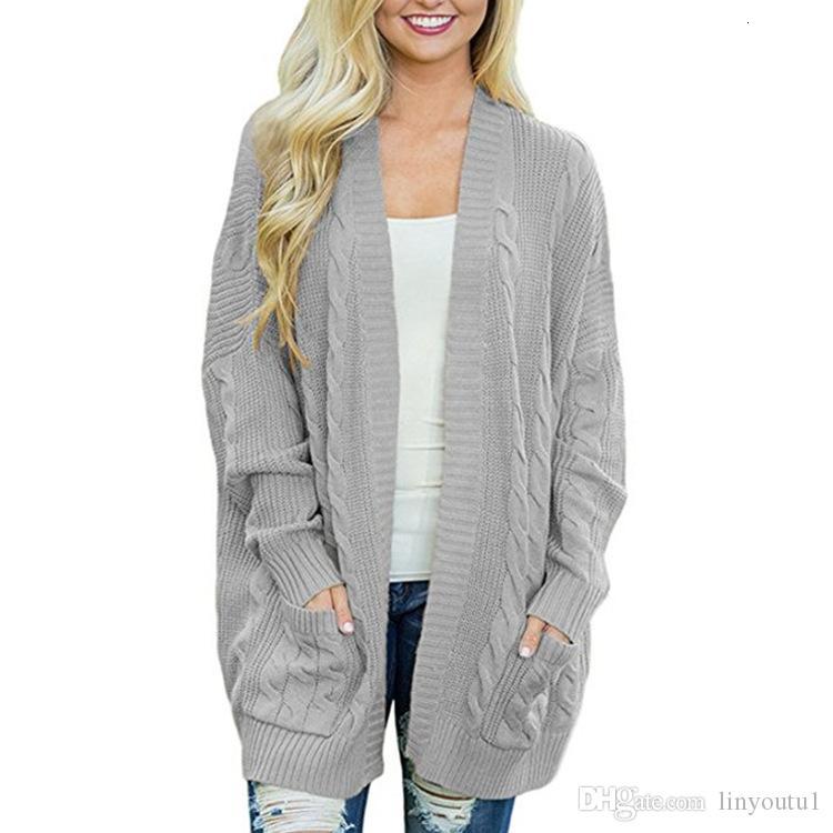 

Women' Sweaters Long Cardigan Women Sleeve Knitted Sweater Autumn Winter Womens cardigan women sweater 6EUV, 3#