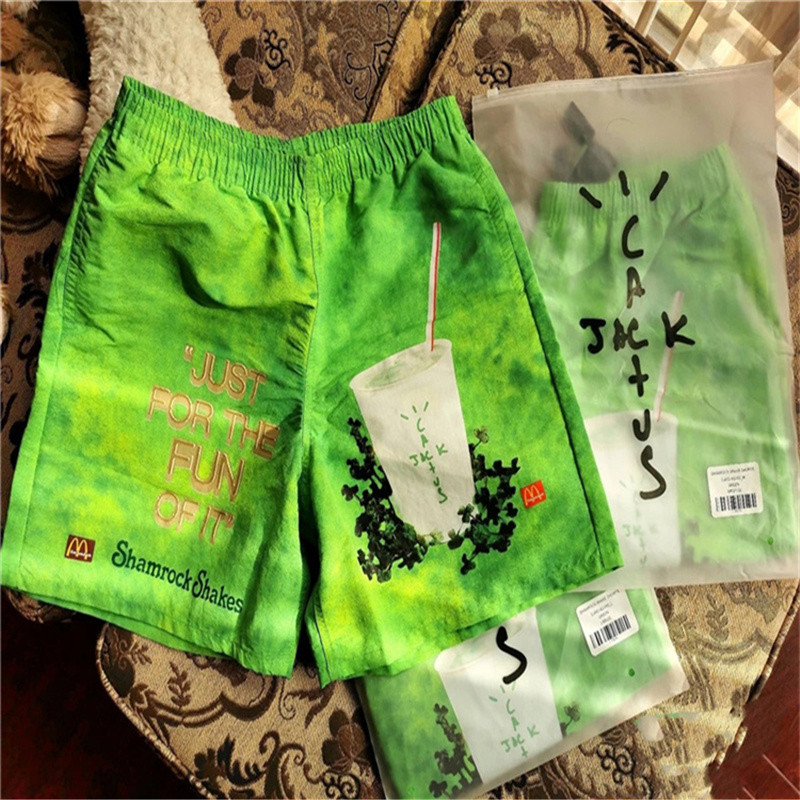 

Quality 21ss Products Unisex Green Shorts Men Women in stock, Black