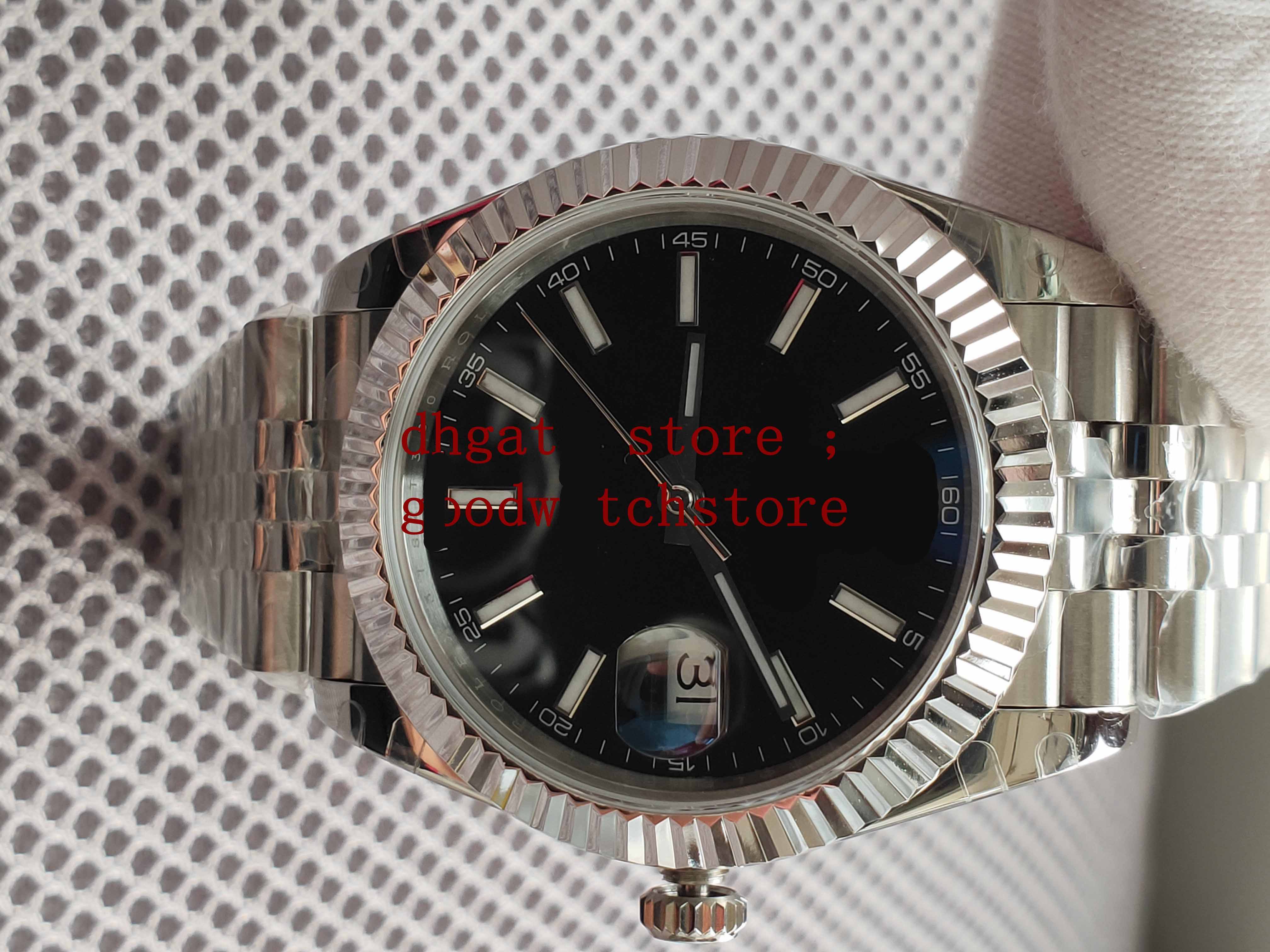 

NEW Super Mens BP Factory photograph Wristwatches Version 2813 V2 Movement President 126334 JUBILEE BRACELET Sapphire white black Dial 41mm Automatic Watches