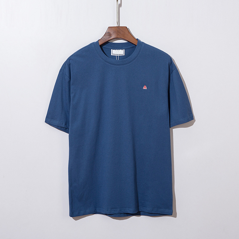 2021 mens t shirts paris style small letter loose tee women couples embroidery short sleeve fashion summer shirt-image-699118736