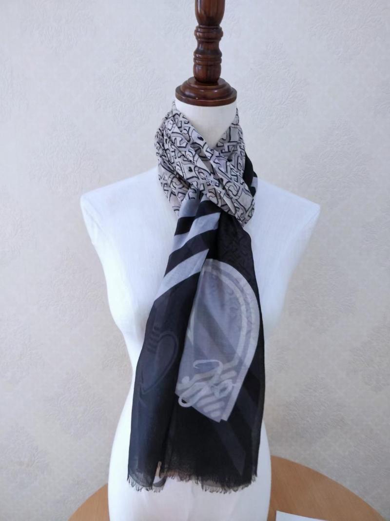 

Scarves 2021 Italian Foreign Trade Winter Luxury Thickened Women's Scarf Shawl Versatile Printing Love Warm Trend Personality