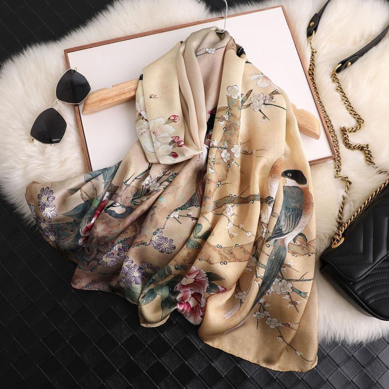 

Scarves Chinese Sytly Silk Scarf For Beauty Gift1