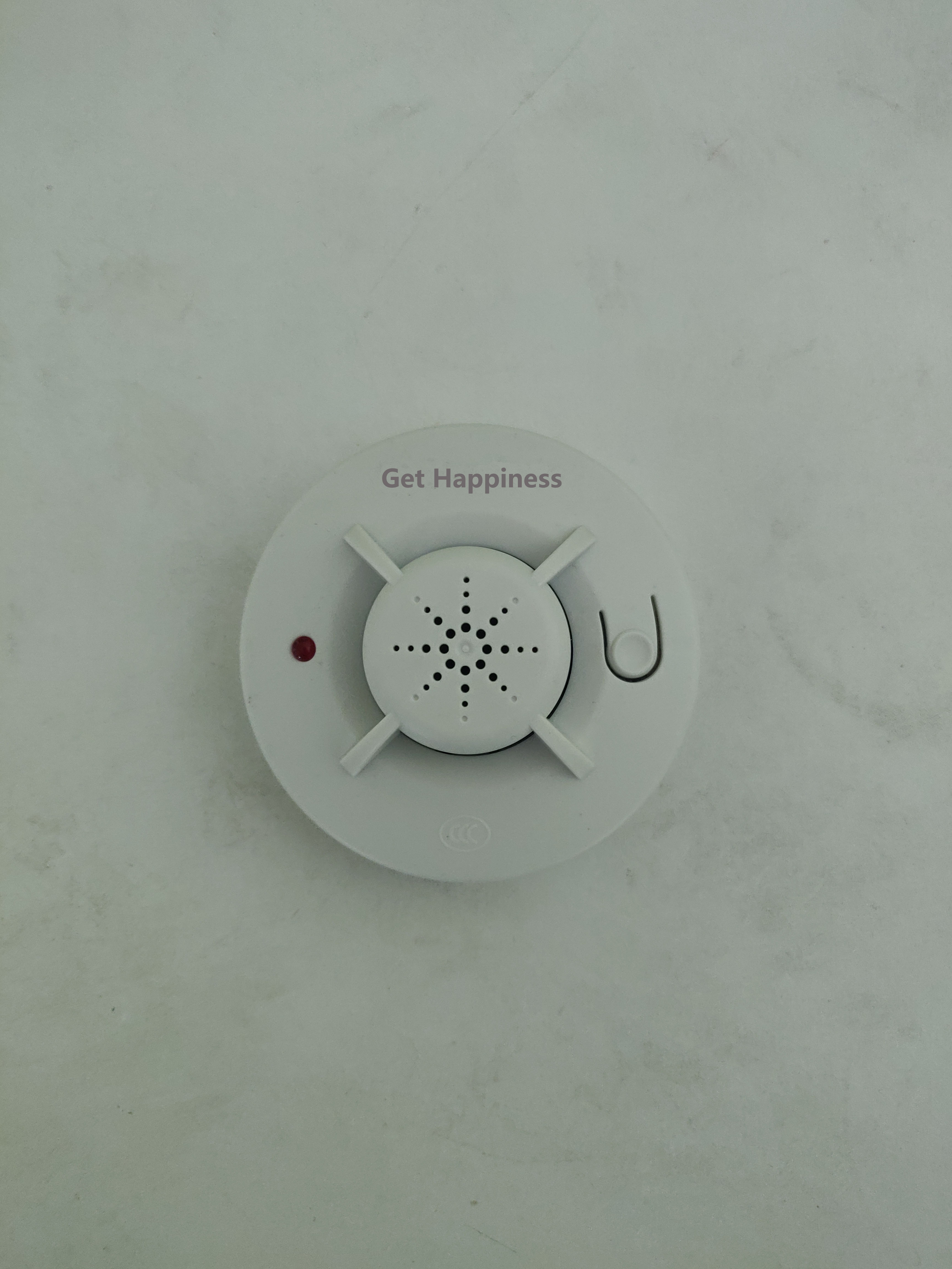 

Get Happiness Smoke alarms Fire Smoke Alarm Independent Wire Detector