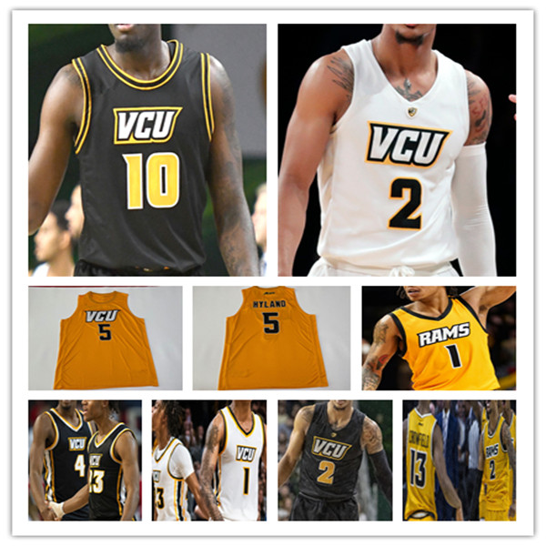 

Ncaa VCU Basketball Jersey Bones Hyland Vince Williams Jr. Adrian Baldwin Jr. KeShawn Curry Jayden Nunn Hason Ward Levi Stockard III Jalen DeLoach Marcus Tsohonis 4XL, Yellow