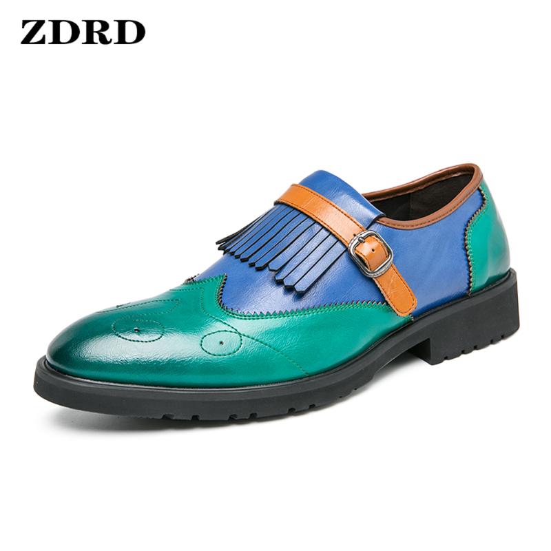

Luxury Fashion Classic Men Tassel Loafers Shoes Genuine Leather Black Slip On Pointed Casual Wedding Party Dress For