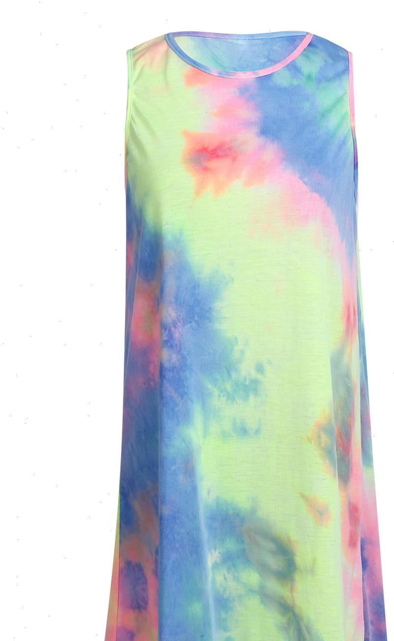 

Women Dresses Summer Fashin Dress Multi Color Rainbow Sleeveless Lovely Clubwear Outfits Mini, Black;gray