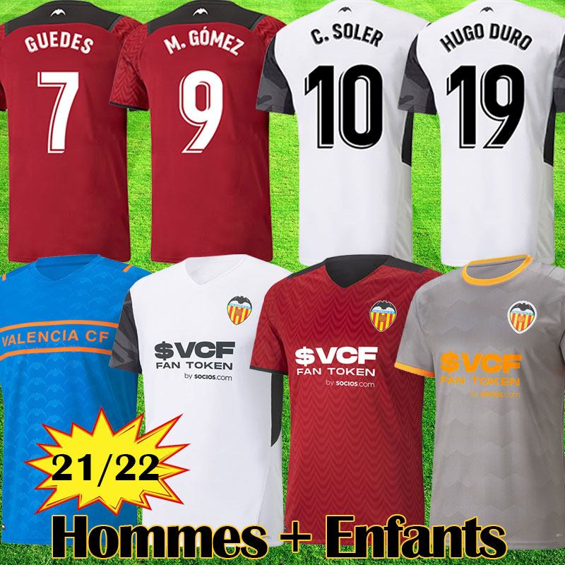 

21 22 valencia CF soccer jerseys VCF Third 4TH jersey 2021 2022 GUEDES GAMEIRO camisetas de fútbol RODRIGO M. Florenzi M.Gómez men kids kit football shirts top thailand, Kids home