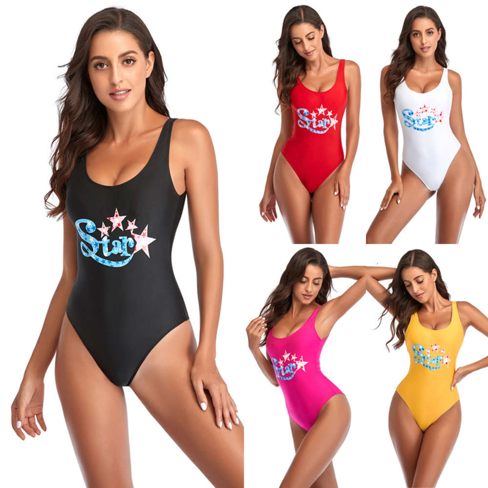 Bikini One Piece Swimsuit Split triangl swimwear-image-692555542