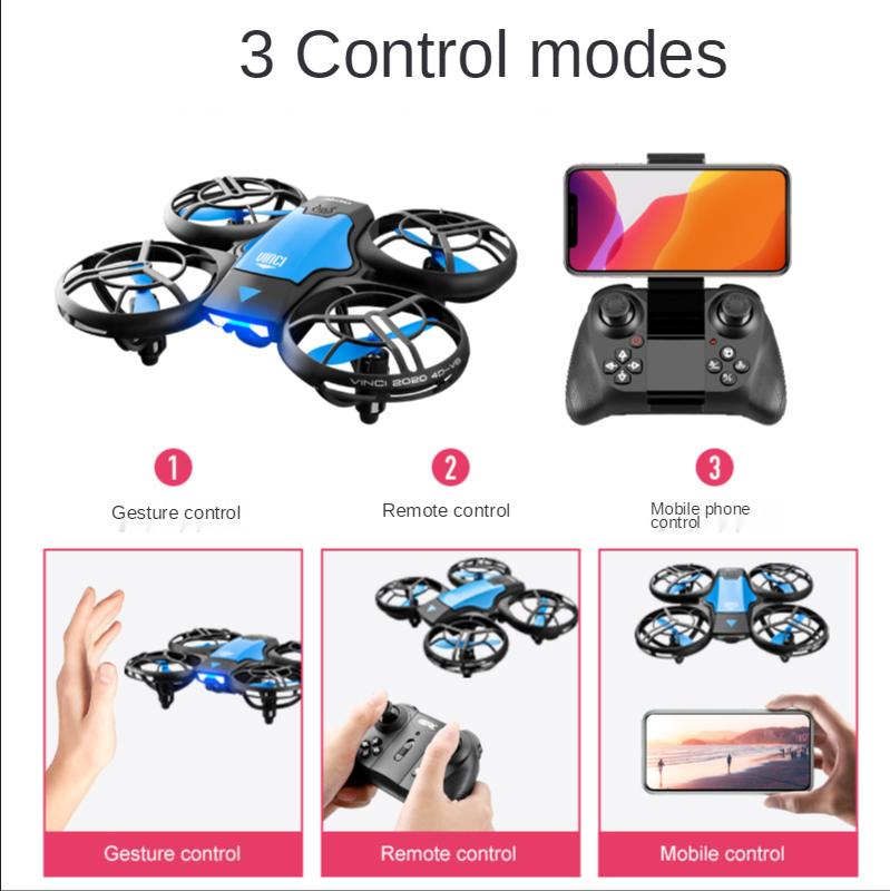 

Profession Mini Drone 4K 1080P HD Camera WiFi Fpv Air Pressure Altitude Hold Black Aerial Pography Helicopter Toy Drones