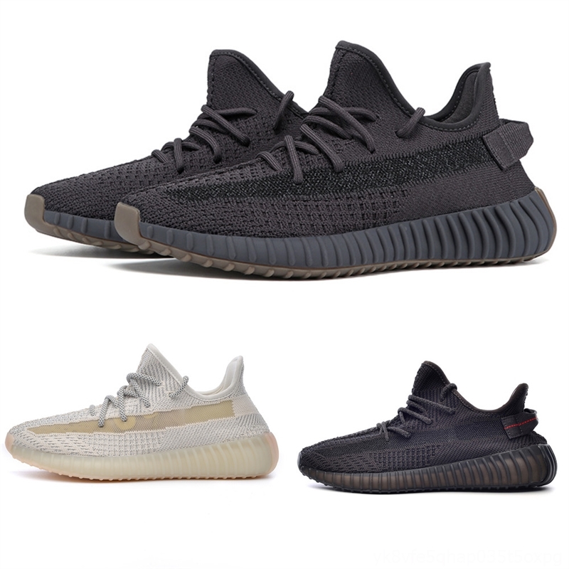 vg4Gi Luxurys designers KanyeWest reflective men wave runner sport 350 carbon shoe Running Shoes 350 phosphor vvvsun bone orange blue boot