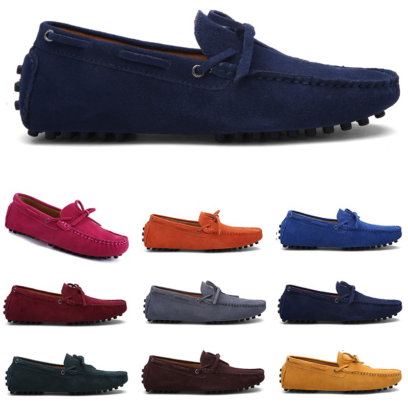 Hommes Casual Chaussures Espadrilles Triple Noir Black Navy Brown Wine Red Green Kaki Cafe Mens Baskets Steaux de Jogging en plein air Marche Tre