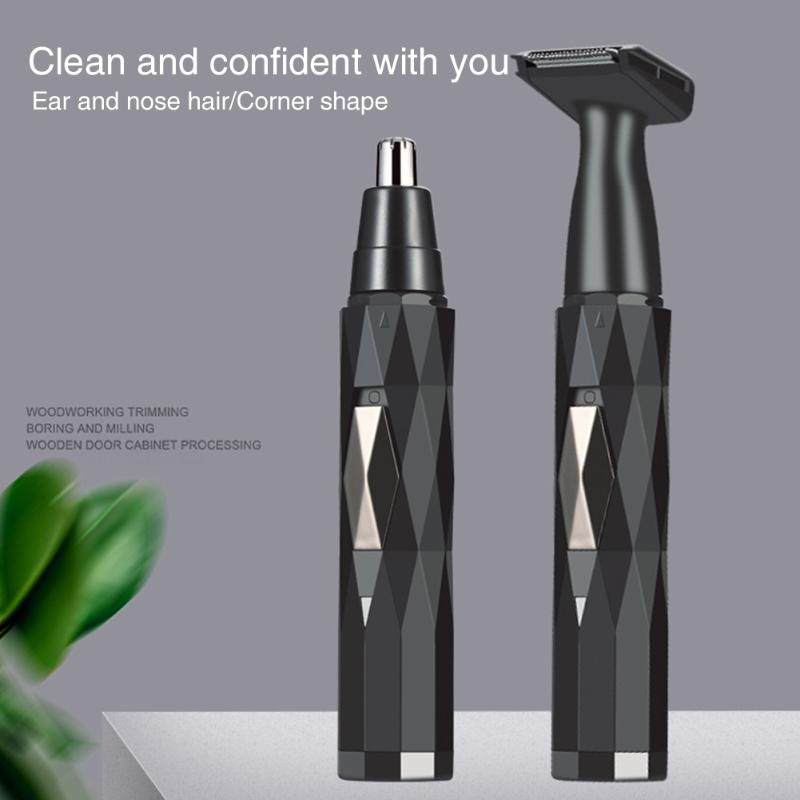 

Electric Nose & Ear Trimmers Men Detachable Head Low Noise Accurate Cutting Hair Trimmer Eyebrow Sidebums Wireless Travel Home USB Charging