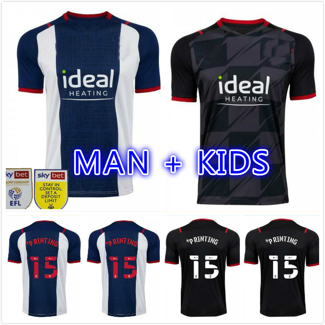 

21 22 West Soccer Jerseys LIVERMORE DIANG BRUNT Bromwich Albion home away 3RD 2021 2022 men and kids shirt football kit