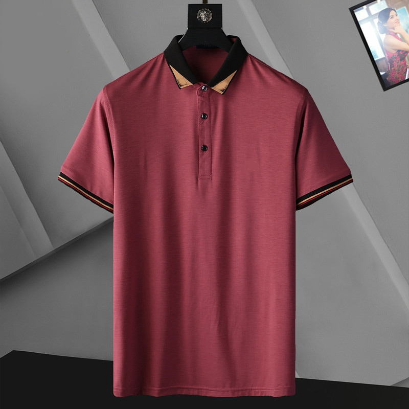 

mens shirts Embroidery label men Polo Hommes Classic business casual top Tee Plus Big horse Cotton breathable size M-3XL4523, White;black