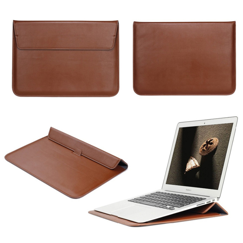 

PU Leather Envelope Laptop Case Computer Liner Sleeve Cases for Macbook New Air Pro Retina 11 12 13 15 13.3 15.4 inch Notebook Bag