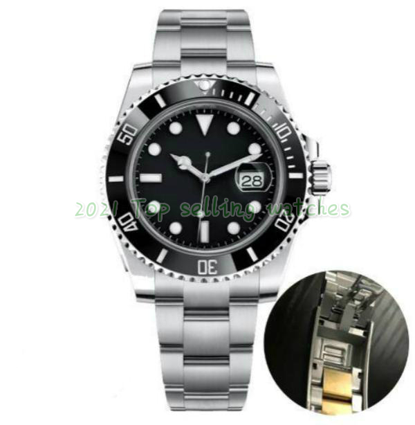 

U1 Top 41MM Automatic Movement Mens Womens Watches Transparent Cover Full Stainless Steel Man Luminous Business Wristwatches gift, Not for sale