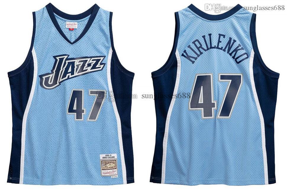 

Stitched Andrei Kirilenko Jersey S-6XL Mitchell & Ness 2009-10 Mesh Hardwoods Classics retro basketball jerseys Men Women Youth