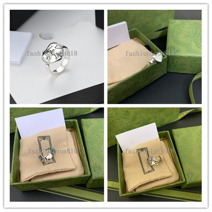 

High Quality Alloy Fashion Heart Rings for Women Original Design Great Quality Women Shaped Ring Designer Ring with box