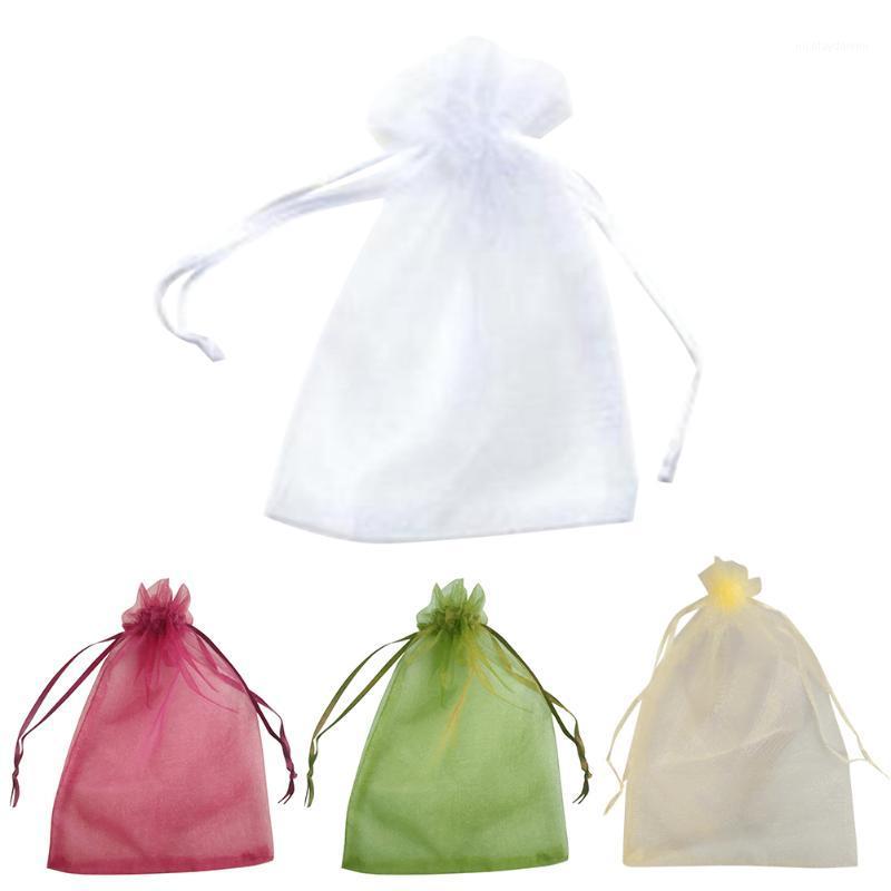 

Gift Wrap 50pcs Colorful Reusable Fruit Vegetable Bags Net Bag Produce Washable Mesh Kitchen Storage Toys Sundries Pest Control