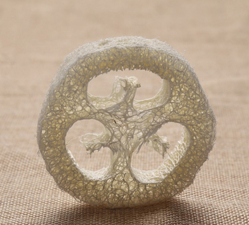 

Cuts Loofah Dish Natural Luffa Soap Dishes, Customize