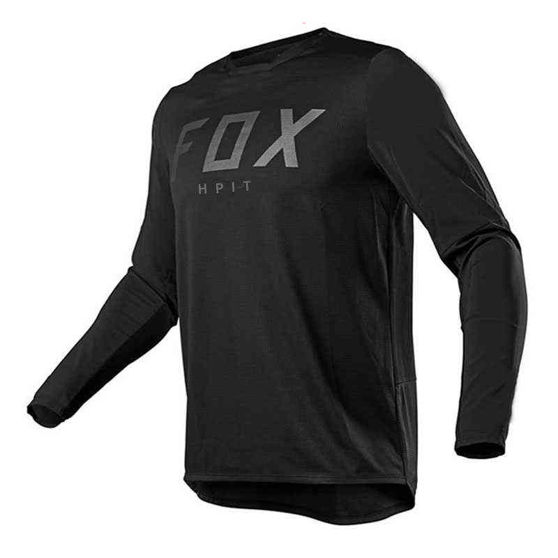 

Moto Bicycle Jersey Sleeve Cycling Enduro Mtb Shirt Downhill T-shirt Camiseta Motocross Mx Mountain Bike Clothing Hpit Fox Mtb H1204, White;black