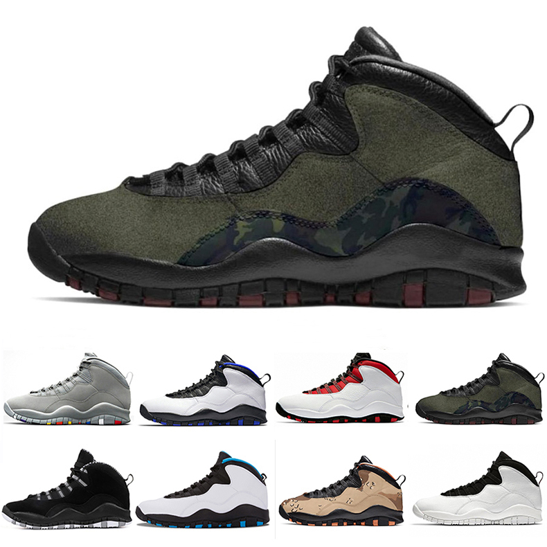 

Jumpman 10 10s mens shoes basketball sneakers Huarache Light Camo Wings Woodland Camo Blue Orlando Westbrook Dark Smoke Grey white men outdoor trainers sports shoe, Pay for box