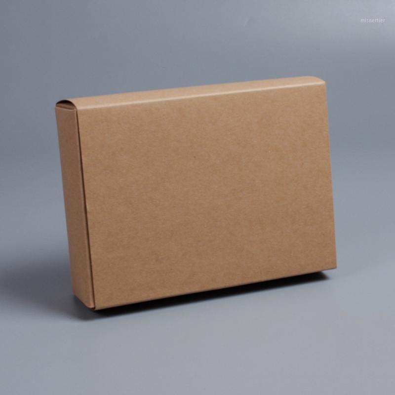 

Gift Wrap 20Pcs Kraft Paper Drawer Type Boxes Scented Tea Candy Soap Packaging (Inner Diameter 6.5x6.5x3cm)