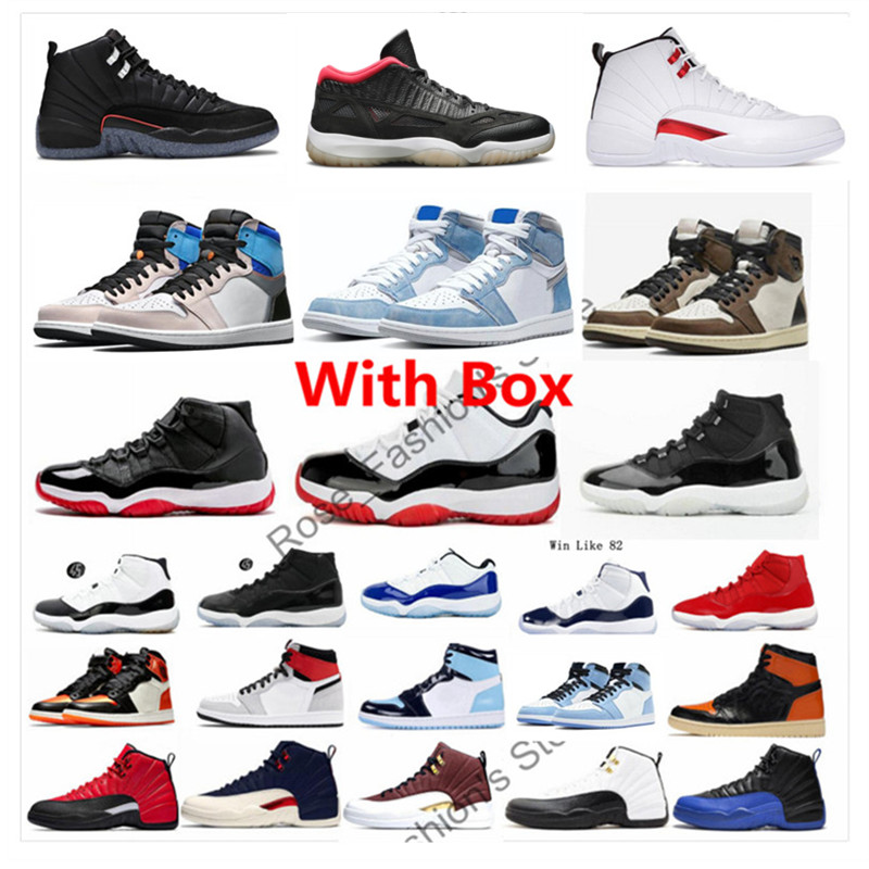 

With Box 11s Jubilee Low IE Bred Mens Basketball Shoes Legend Gamma blue 12s UTILITY GRIND Twist 1 Prototype Pollen Hyper Royal 1s unc to chicago Sneakers, Color no. 38
