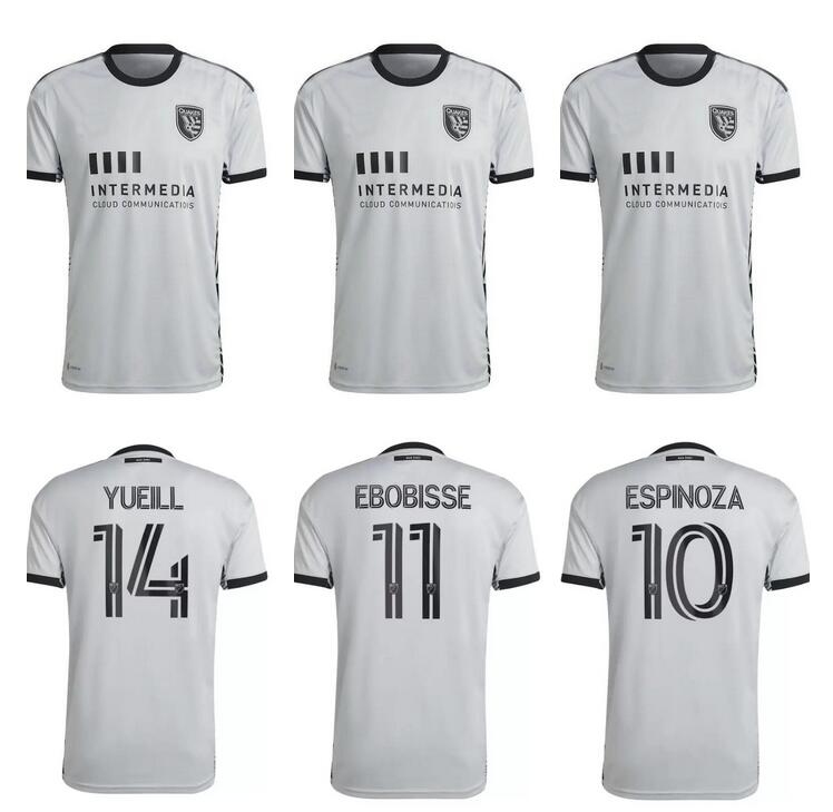 

2022 2023 San Jose Earthquakes Soccer Jerseys 22 23 MLS #10 ESPINOZA WONDOLOWSKI Uniform Mens #6 ALANIS YUEILL Football Shirts