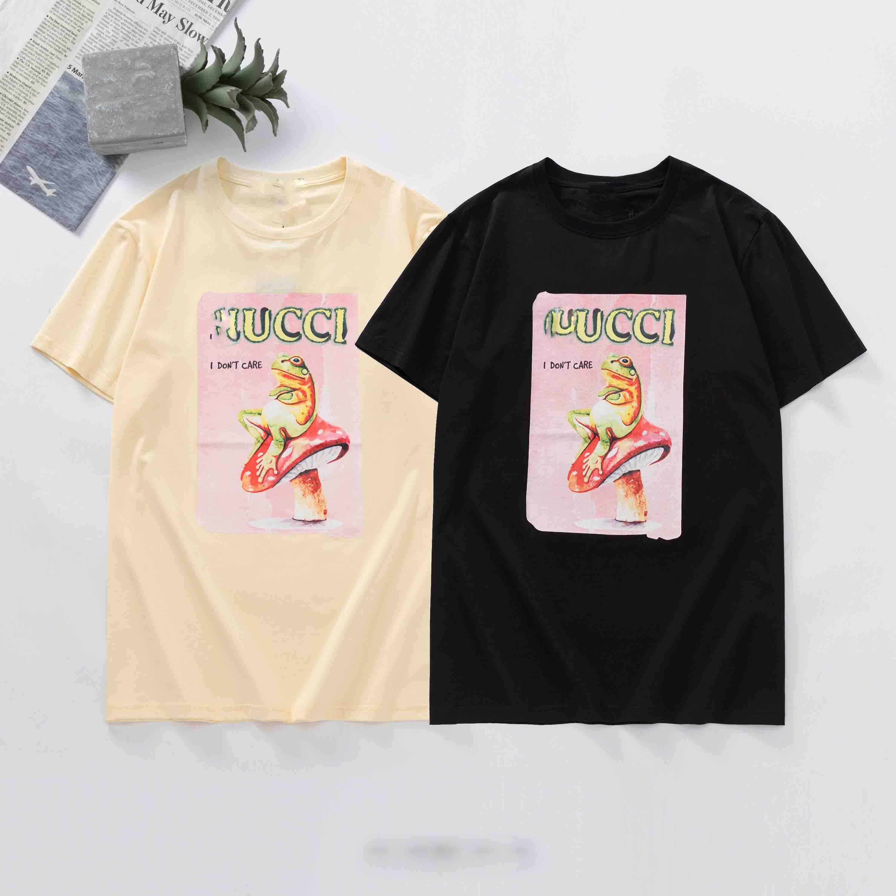 

2021 Mens T Shirts European Fashion Sport Tee Pure Cotton Shirt For Summer Tees Tops Men Women Couples T-shirt S-XXL, White;black