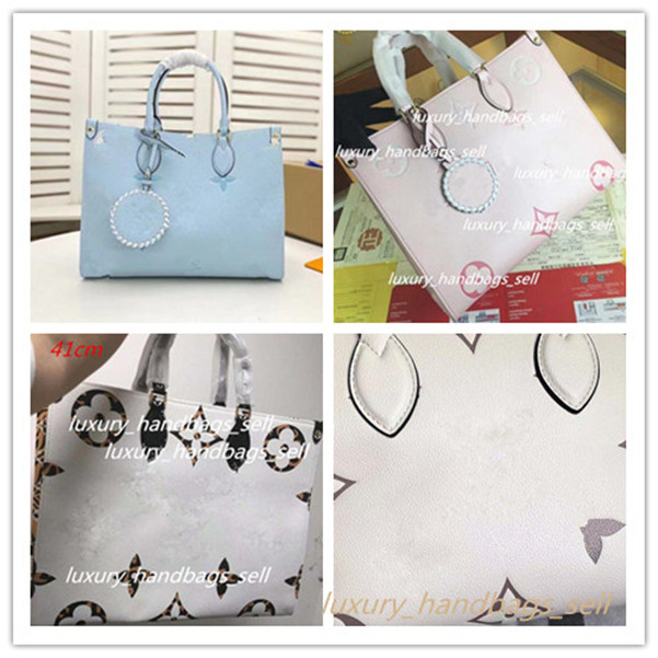 

Women Luxurys Designers Shopping bags Ladies ToteS and Fashion Handbag M45779 Onthego PM Classic Letter Purse 25cm 34cm There are dust