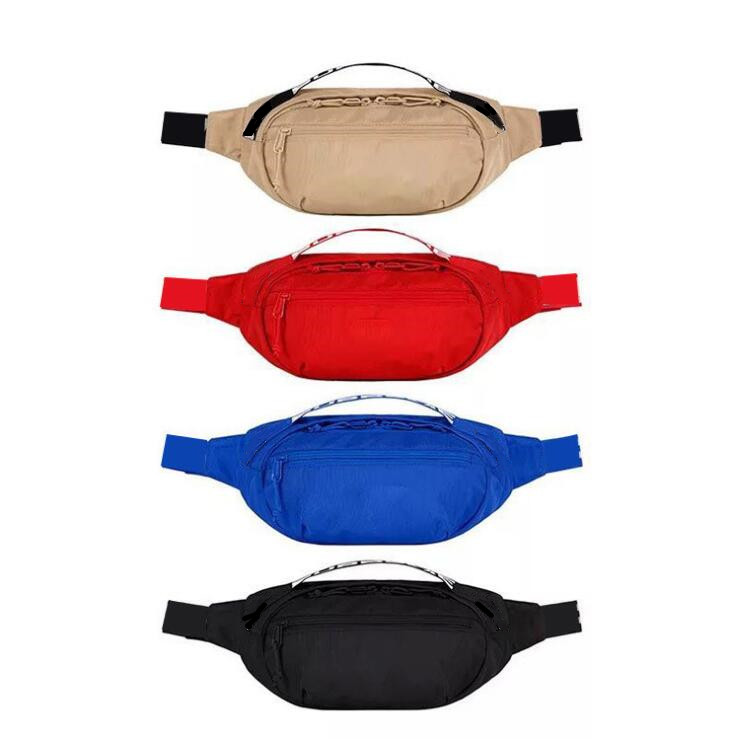

Woman Designer Waist Bag Lady Leisure Hip-Hop Fanny Pack Outdoor Men Canvas Messenger Belt Bags Top Quality Handbag, Black