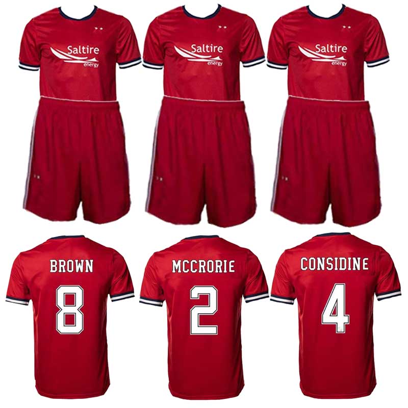 

21 22 soccer jerseys home red 2021 2022 Aberdeen McCrorie Ferguson McGinn Hedges Hayes men football shirts HOBAN CONSIDINE maillot de foot Kits sock Full sets uniform, Kids