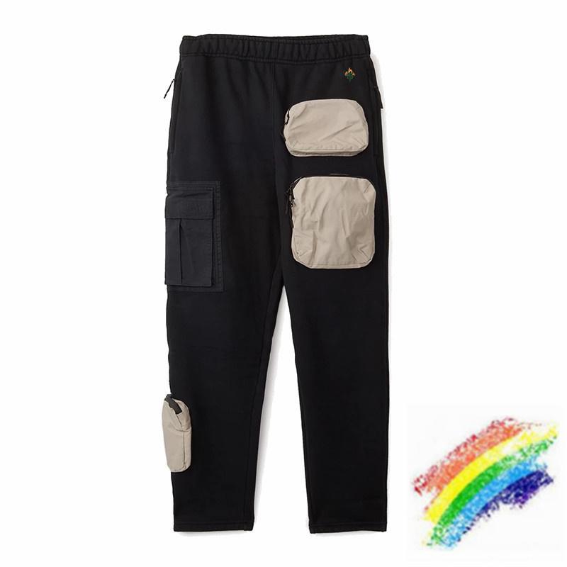 

Men's Pants 2022ss Travis ScoCactus Jack Cargo Sweatpants Women Men 1:1 High Quality ScoDrawstring Joggers, Black