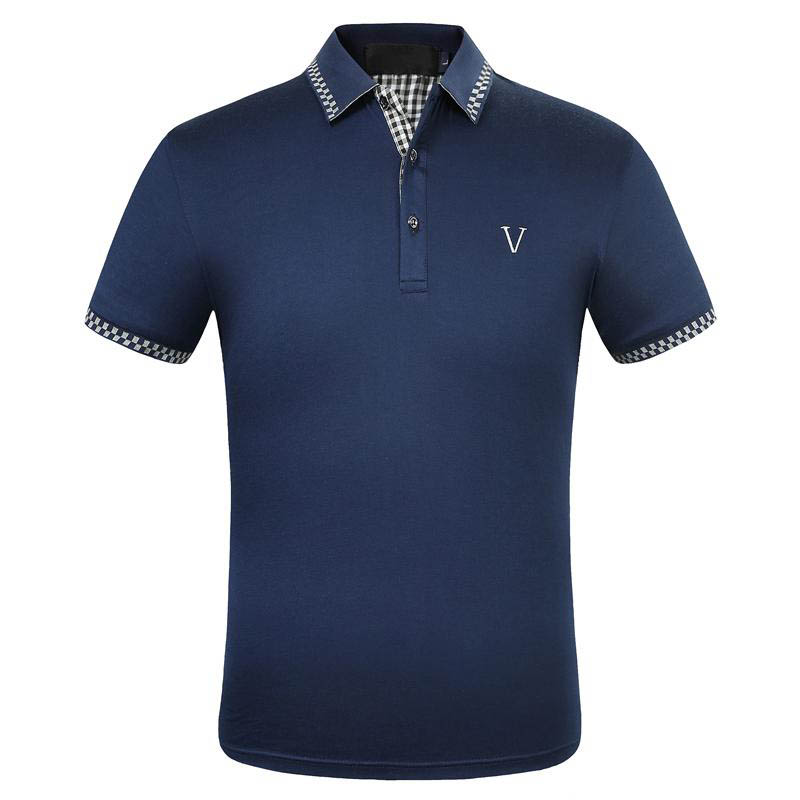 

designer stripe polo shirt t shirts snake polos bee floral embroidery mens High street fashion horse poloT-shirt