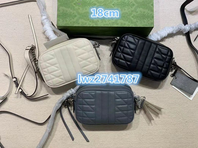 

Designer Handbags Woman Shoulder Bags Fashion Clutch Purse high quality Genuine Leather Bag serial number inside, 18cmg:ucci white