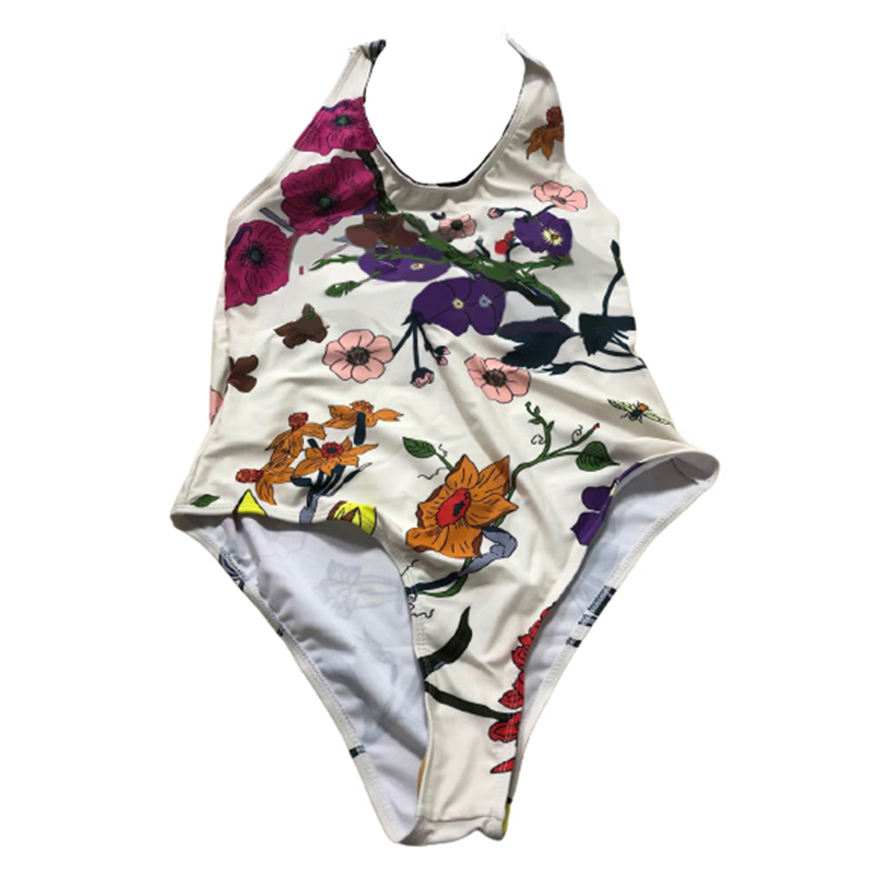 

Women Bikini Summer Woman Letter Prints Swimsuit Lady Sexy Fashion Swimwear Push Up Mature Wrap Beachwear Backless Halter Strap Biquni Hot, Multi