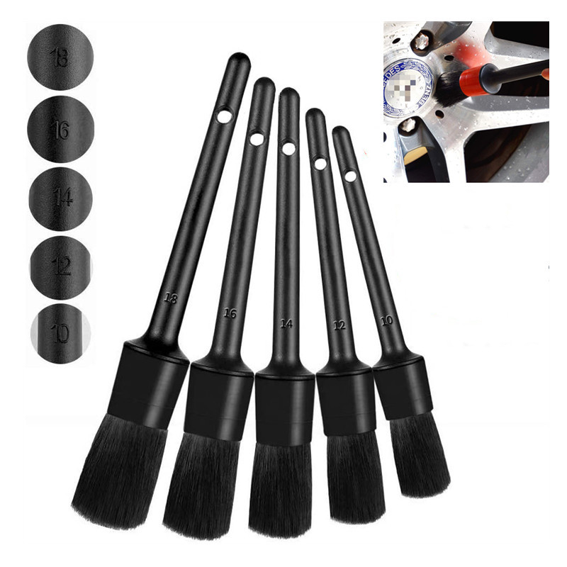 

5pcs Car Cleaner Set Including Automotive Air Conditioner,Auto Detailing Brush for Cleaning Wheels,Interior,Exterior