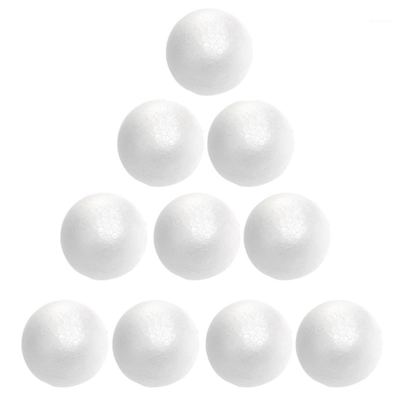 

Party Decoration 10pcs 4cm Christmas Modelling Craft Polystyrene Balls Round Spheres (White)